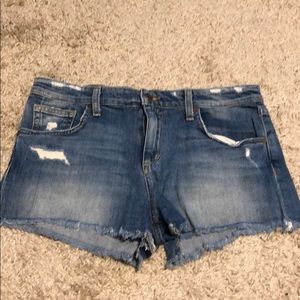 Joe’s Jeans distressed short shorts